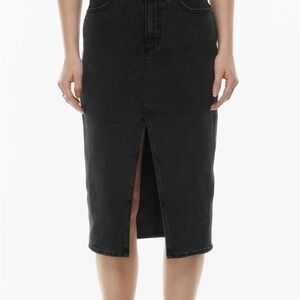 Denim Forum Halle Skirt Midi